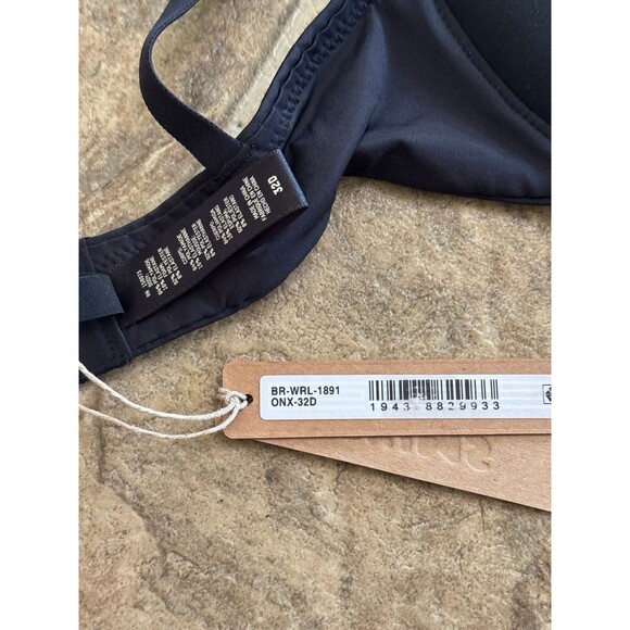 Skims Wireless Form Pushup Plunge Bra Onyx Size 32D - Picture 9 of 9